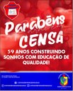 Parabéns, CENSA! 59 anos construindo sonhos com Educação de qualidade